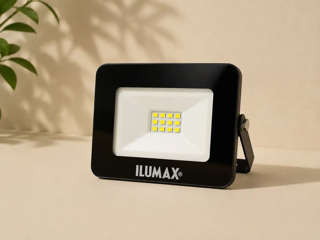 Reflector LED Nova 10 W de luz blanca, vista completa